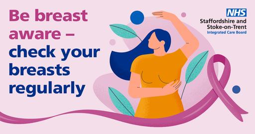 Breast cancer social media graphic awareness