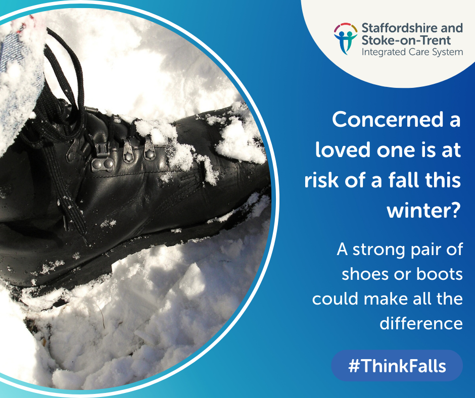#ThinkFalls

A strong pair of shoes or boots could make all the difference. 